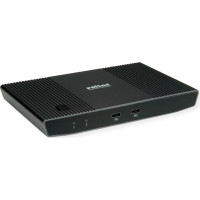 Roline KVM Switch, with USB Hub, HDMI 4K@60Hz, 2x USB A + 1x USB C