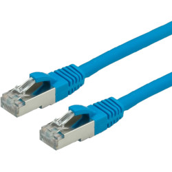 Value S/FTP Patch Cord Cat.6 (Class E), halogen-free, blue, 2 m