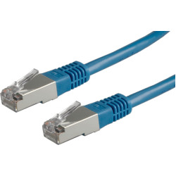 Value S/FTP (PiMF) Patch Cord, Cat.6 (Class E), blue, 7 m
