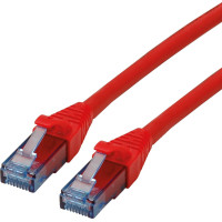 Roline UTP Patch Cord Cat.6A, Component Level, LSOH, red, 0.3 m