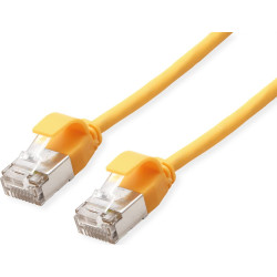Roline U/FTP DataCenter Patch Cord Cat.6A (Class EA), LSOH, slim, yellow, 5 m