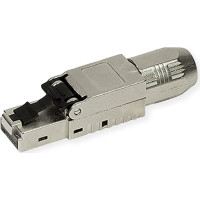 Roline Field Plug Cat.6A (Class EA), STP, silver