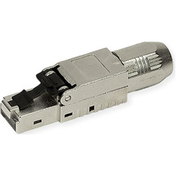 Roline Field Plug Cat.6A (Class EA), STP, silver