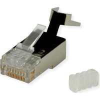 ROLINE Cat.6 Modular Plug, shielded, for Solid Wire 10 pcs.