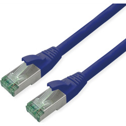 Roline Recycled Material ROLINE RM S/FTP (PiMF) Patch Cord Cat.6A, blue, 0.3 m