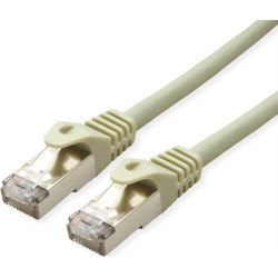 Value S/FTP Patch Cord Cat.6A, solid, LSOH, grey, 90.0 m