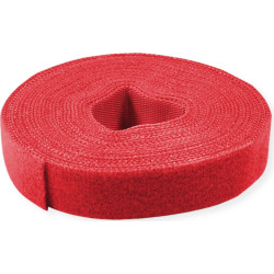 Value Strap Cable Tie Roll, Width 10mm, red, 25 m