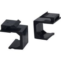VALUE Keystone Socket Cover, 10pcs/set , black