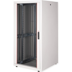 Roline 19-inch network cabinet Basic 32 U, 800x800 WxD glass door grey