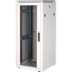 Roline 19-inch Network Cabinet Pro 26 U, 600x600 WxD glass door grey