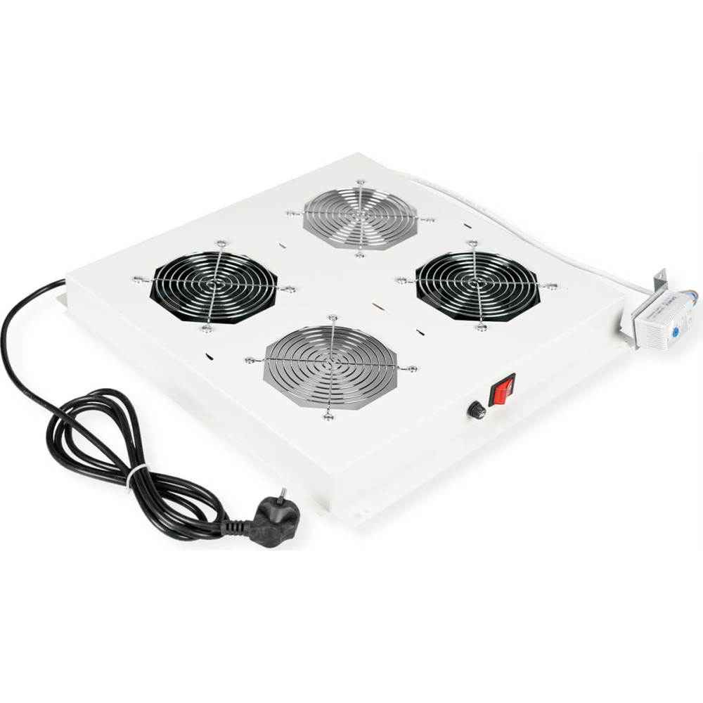 Roline 19-inch roof fan unit 2 fans, grey