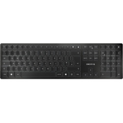 Cherry KW 9100 SLIM keyboard Universal RF Wireless + Bluetooth QWERTY UK English Black