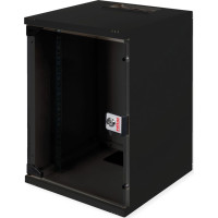 Roline 10-inch wall-mounted housing 9 U, 312x300 WxD black