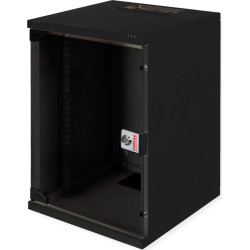 Roline 10-inch wall-mounted housing 9 U, 312x300 WxD black