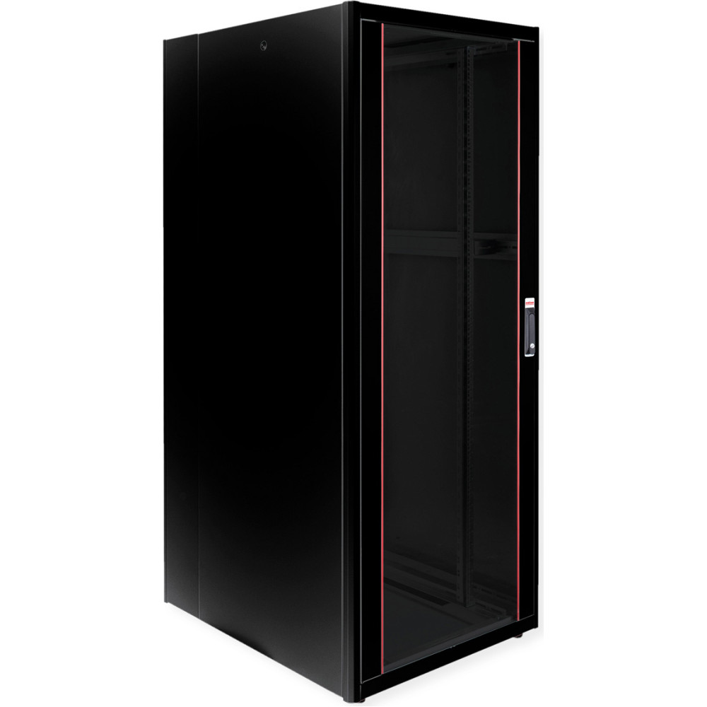 Roline 19-inch Network Cabinet Basic 42 U, 800x1000 WxD glass door black