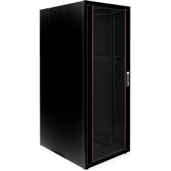 Roline 19-inch Network Cabinet Basic 42 U, 800x1000 WxD glass door black