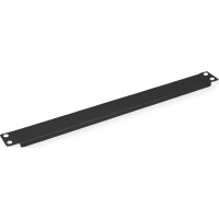 Value 19" Blank Panel, 1U, Metal, black