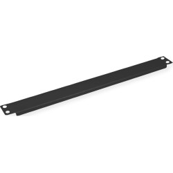 Value 19" Blank Panel, 1U, Metal, black