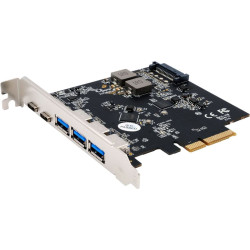 Exsys EX-12006 5 Port USB 3.2 Gen2 PCIe Karte 3x USB-A und 2x USB-C