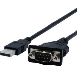 Exsys EX-13001 USB 2.0 zu 1 x Seriell RS-232 Kabel mit 9 Pin Stecker FTDI Chip-Set