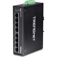 Trendnet Industrie Switch 8 Port Gbit Unman. L2 PoE+ Metall