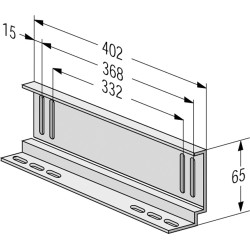 Apranet Gleitschienen 1 Paar, Schraubmontage, 402mm