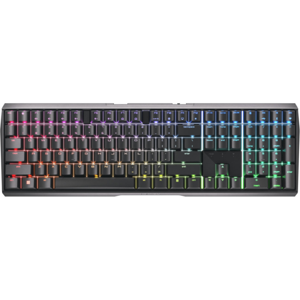 Cherry MX 3.0S Wireless RGB keyboard RF Wireless + Bluetooth QWERTY English Black