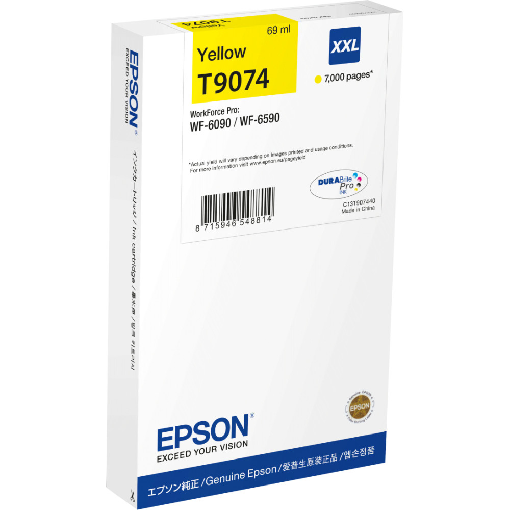 Epson WF-6xxx Ink Cartridge Yellow XXL
