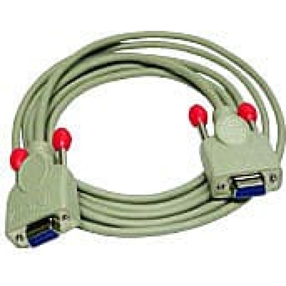 Lindy Null modem cable 9-pin coupling/coupling 5m