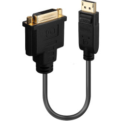 Lindy Adapterkabel Displayport auf DVI-D 0.15m