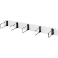 Digitus Cable Management Panel with Steel Rings for 482.6 mm (19\") Cabinets, 1U