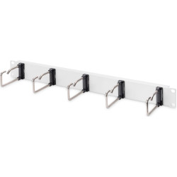 Digitus Cable Management Panel with Steel Rings for 482.6 mm (19\") Cabinets, 1U