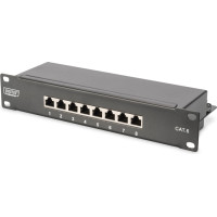 Digitus CAT 6, Class E Patch Panel, shielded, black