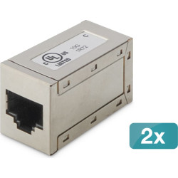 Digitus CAT?6,?modular?couplers,?shielded - 2 pieces