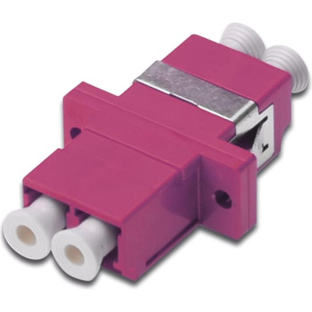Digitus LC / LC Duplex Coupler, OM4,  color pink