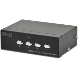 Digitus VGA Switch 4 PCs, 1 Monitor