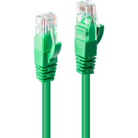 Lindy 3m Cat.6 U/UTP Network Cable, Green