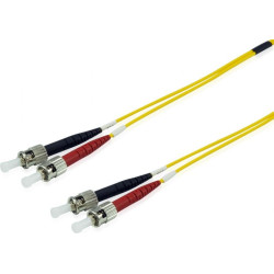 Equip 252236 InfiniBand un optiskās šķiedras kabelis 10 m ST Dzeltens