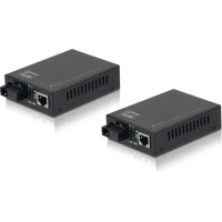 Level One LevelOne FVT-2202 tīlkla mediju pārveidotājs 100 Mbit/s Melns