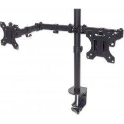 Manhattan 461528 monitora stiprinājums un statīvs 81,3 cm (32") Galds Melns