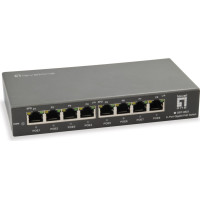 Level One LevelOne GEP-0823 tīkla pārslēgs Gigabit Ethernet (10/100/1000) Power over Ethernet (PoE) Melns
