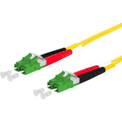 Metz Connect OpDAT patch cord, LC-D APC/LC-D APC OS2, 0.5 m