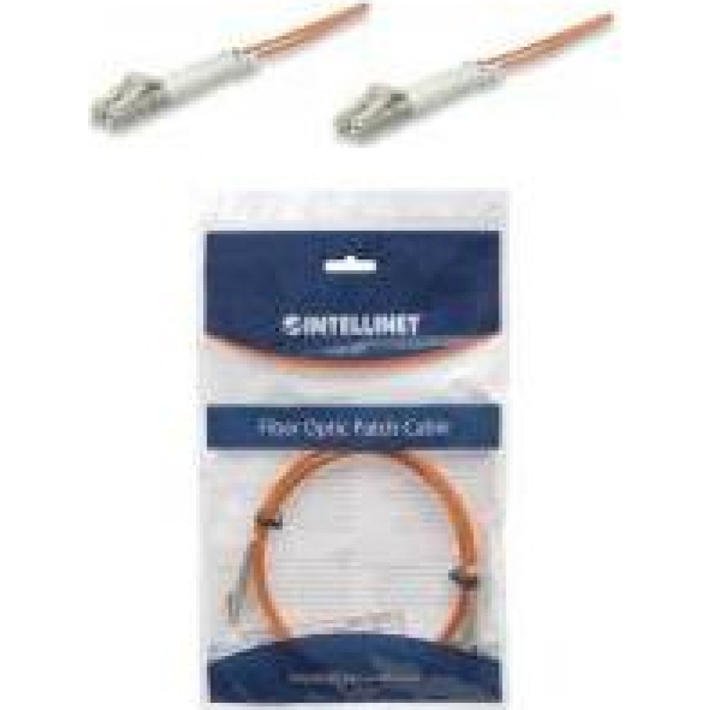 Intellinet 470315 InfiniBand un optiskās &scaron;ķiedras kabelis 2 m LC Oranžs