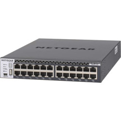 Netgear M4300-24X Vadīts L3 10G Ethernet (100/1000/10000) 1U Melns