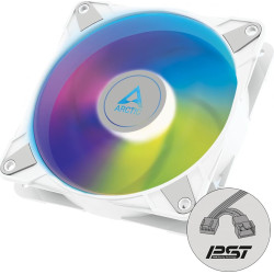Arctic P14 PWM PST A-RGB Datora korpusam Ventilators 14 cm Balts 1 pcs