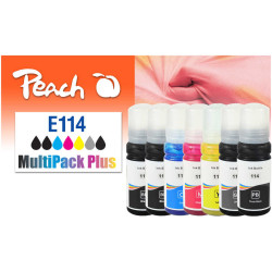 Peach 321707 tintes kārtridžs 7 pcs Saderība Standarta produktivitāte Melns, Tirkīzzils, Pelēks, Fuksīns, Dzeltens