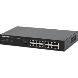 Intellinet 561815 tīkla pārslēgs Gigabit Ethernet (10/100/1000) Melns