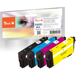 Peach 0F321358 tintes kārtridžs 4 pcs Saderība Augsta (XL) produktivitāte Melns, Fuksīns, Dzeltens, Tirkīzzils