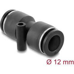 Delock Pneumatic Connector 12 mm with mounting hole straight