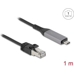 Delock USB LAN Cable USB Type-C™ to RJ45 Gigabit Ethernet 1 m